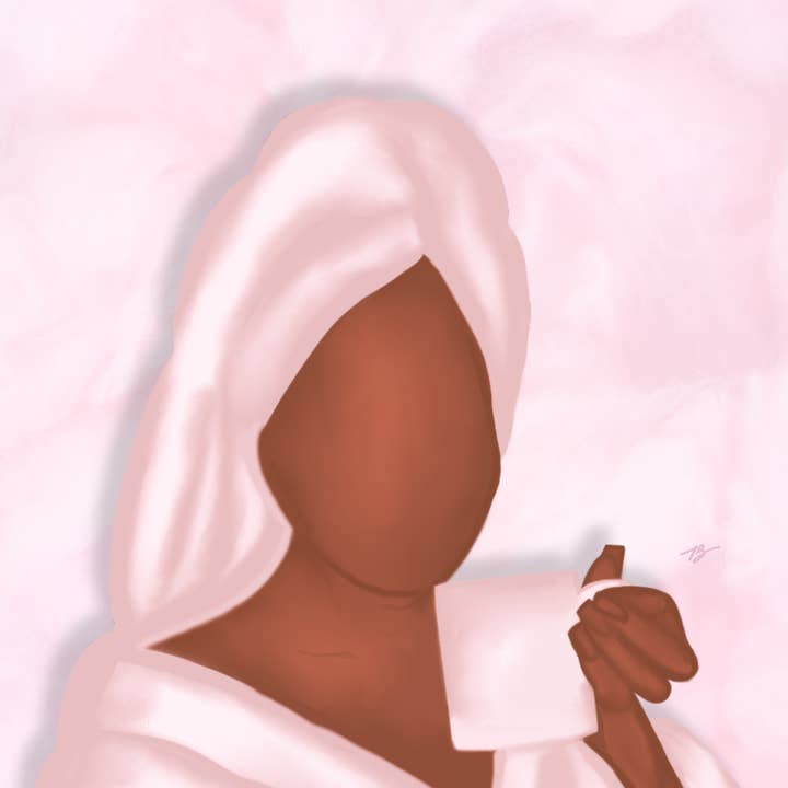 Plakat - Pinky Cocooning for engroshandel hos Afro Garden