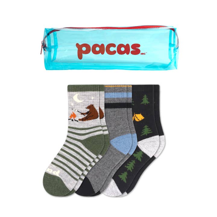 Pacas - Wholesale Socks - Kids - 3 Pack - Kids' Crew Pacas Socks30