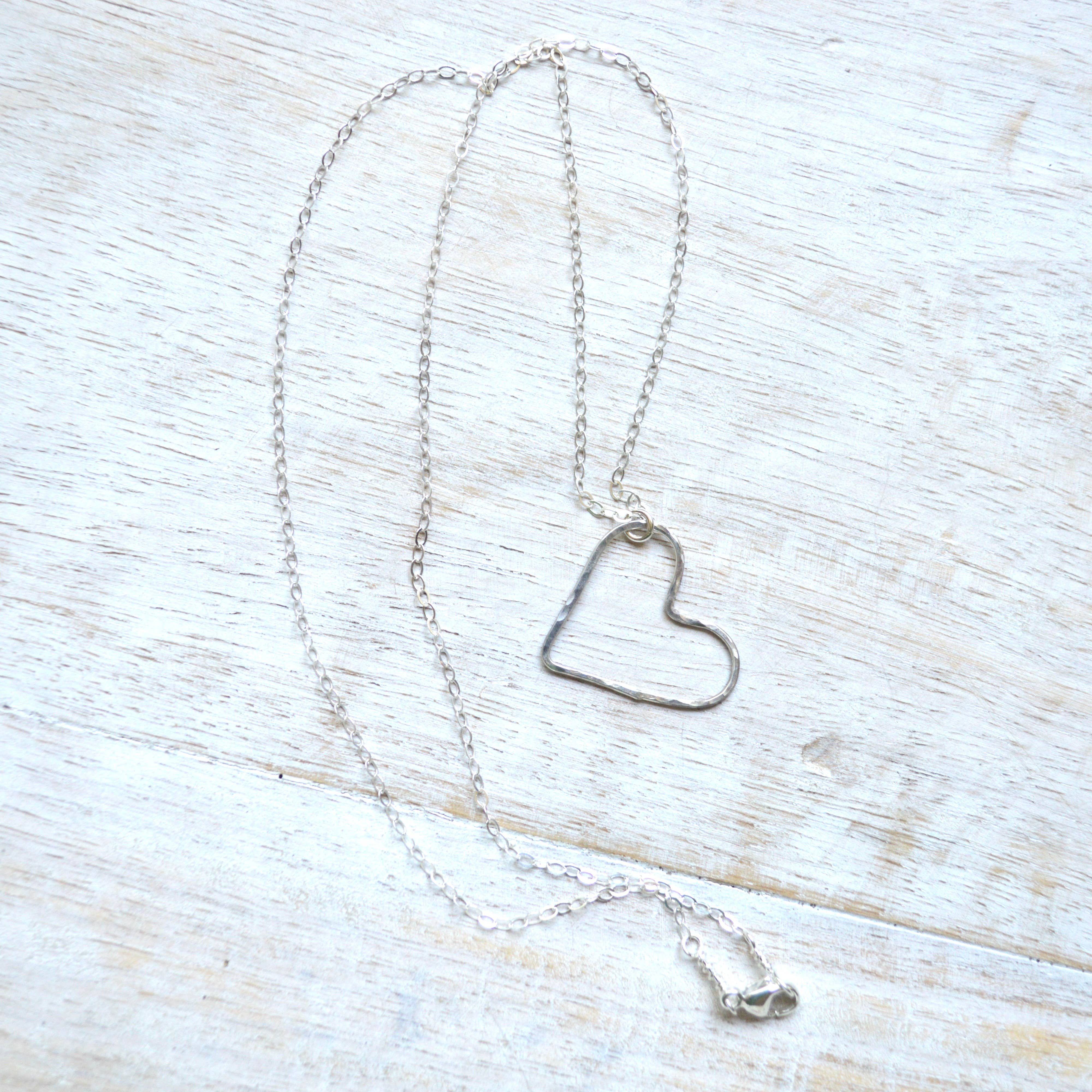 Salty But Sweet - Wholesale Pendant/Charm Necklace - Floating Heart Necklace9