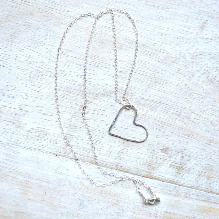 Salty But Sweet - Wholesale Pendant/Charm Necklace - Floating Heart Necklace9