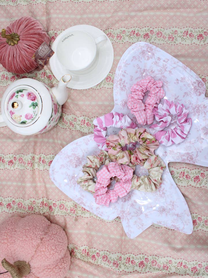 Girliest Cotton Handmade Scrunchies for wholesale by Barudah House