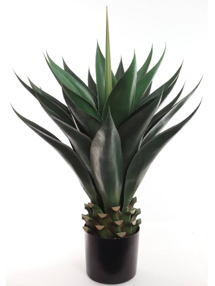Artful Oasis 35.4" Artificial Agave Plant With 24 Leaves for wholesale by Larksilk