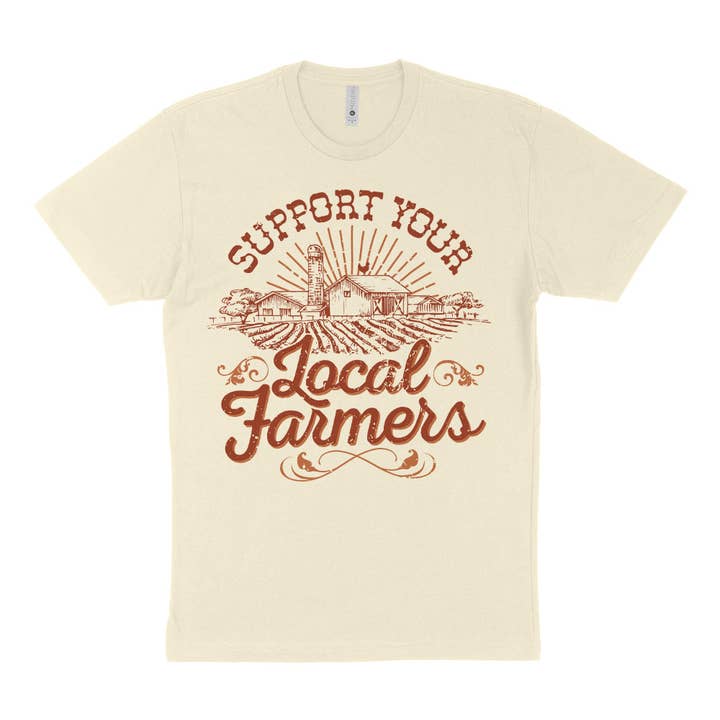 Untamed Country - Wholesale T-Shirt (Graphic) - Women's - Support Your Local Farmers Graphic Shirt