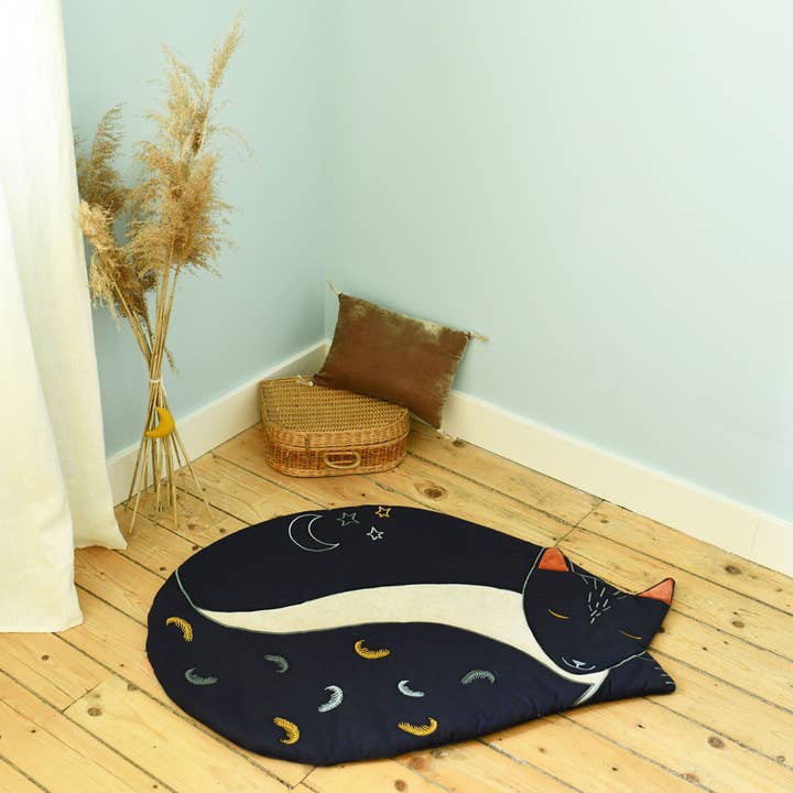 Baby Playmat - Midnight Blue Fox for wholesale by L'Oiseau Bateau
