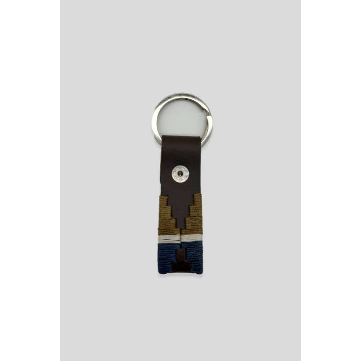 Custi Mikelo: Men's Clothing & Christmas Gifts - Wholesale Keychain - Unisex - Argentinian brown marine leather keychain2