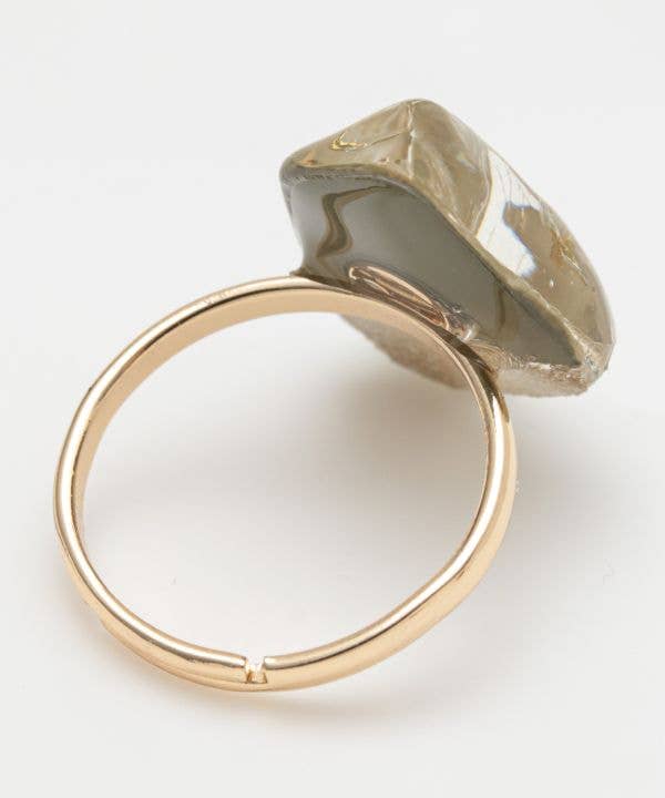 Ametsuchi by Amina Collection – wholesale Cocktail/statement ring – KINTSUGI Like Ring4