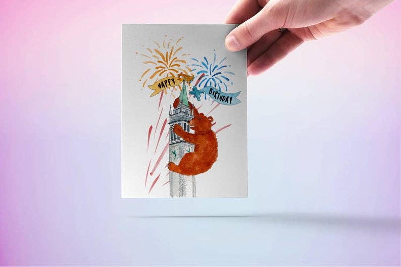 Liyana Studio - Wholesale Birthday Card - King Kong Bear - Funny Birthday Card3