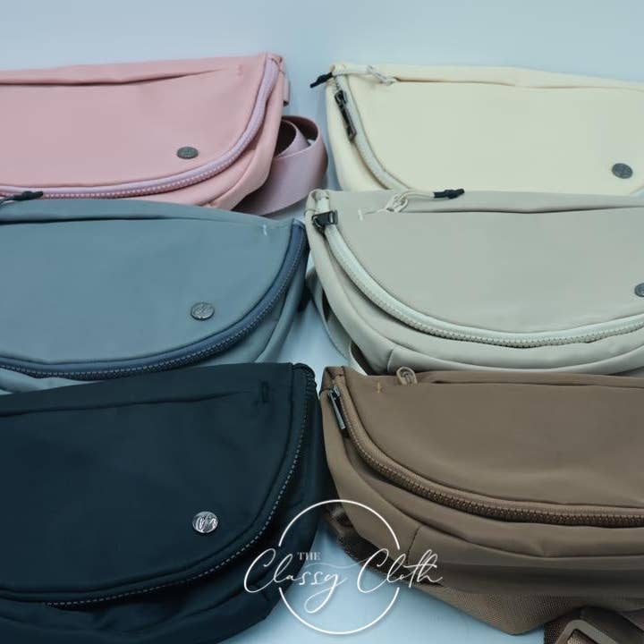 The Classy Cloth WS - Wholesale Belt Bag - Women's - Margot Moon Belt Bag - Mocha RTS16