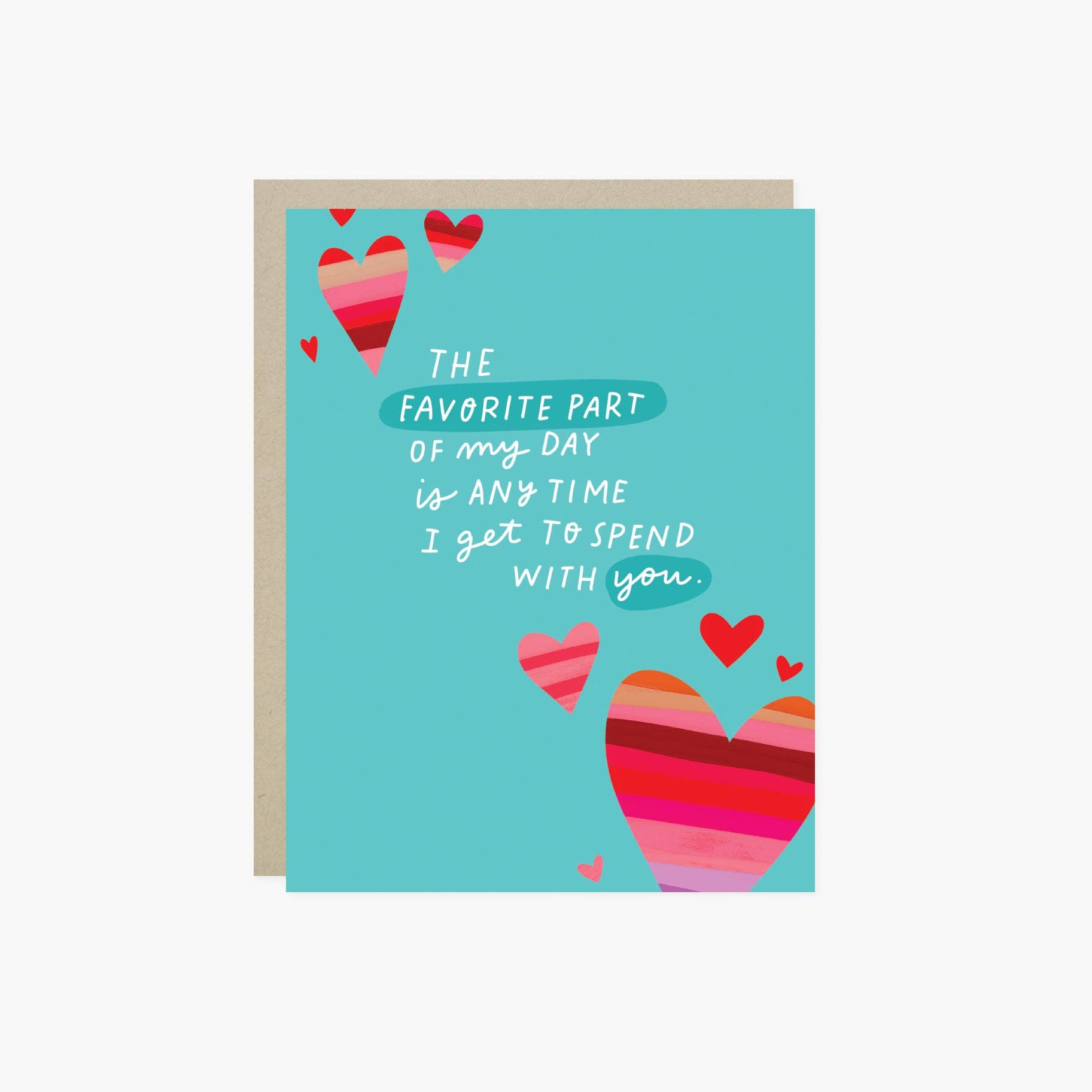 Barone and Co. - Wholesale Love card - Favorite Part Love Card