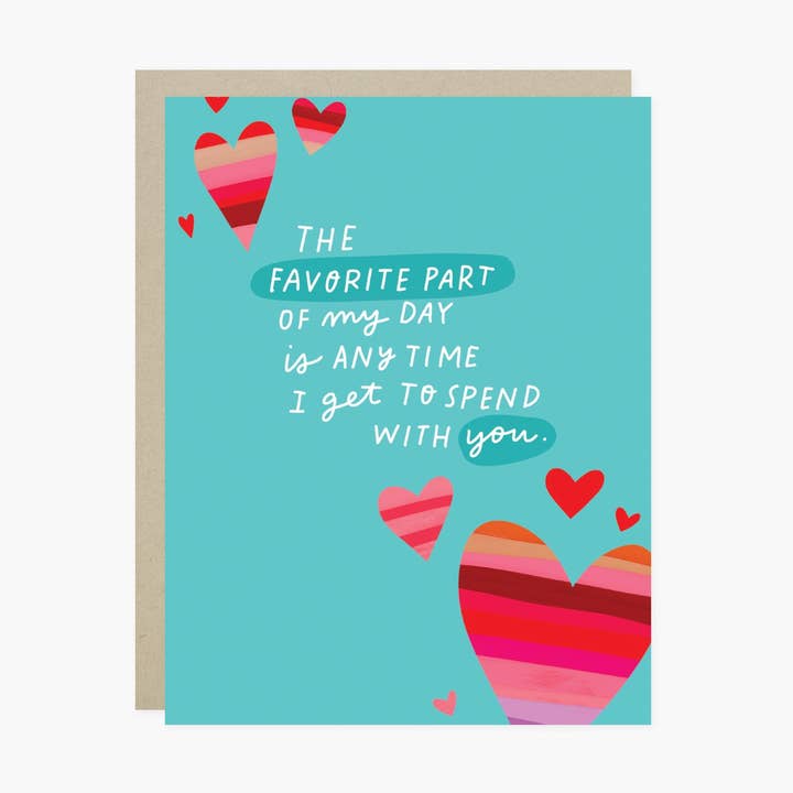 Barone and Co. - Wholesale Love Card - Favorite Part Love Card0