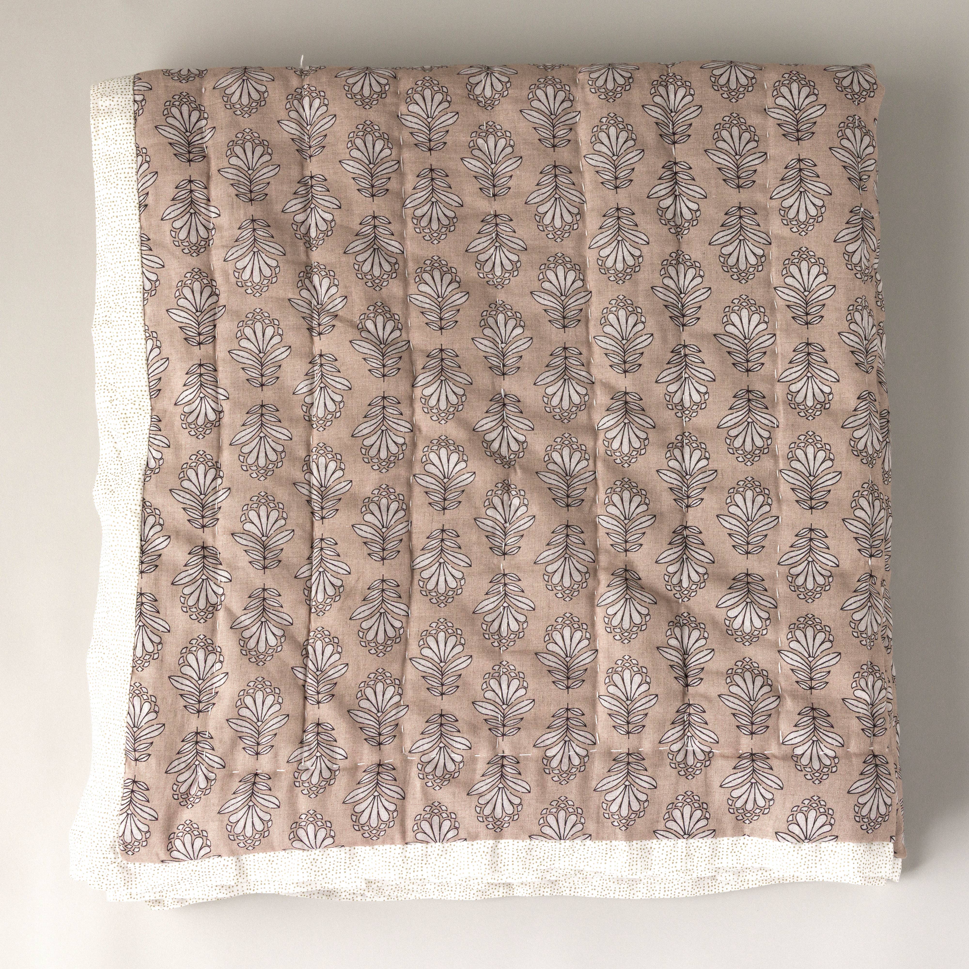 Co.House Designs - Wholesale Quilt - Charlie Block Print Quilt5