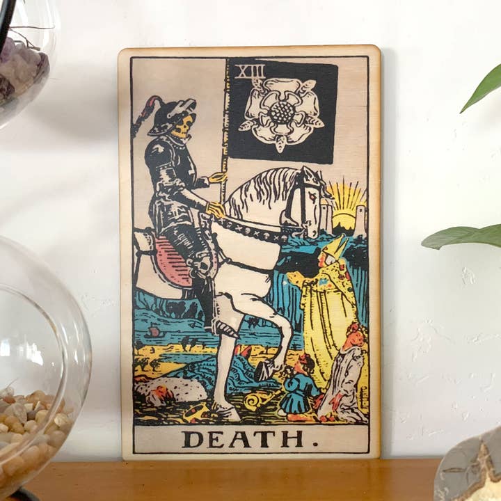 Tarot - 13 - Death Full Color Wood Wall Art for wholesale by Most Amazing