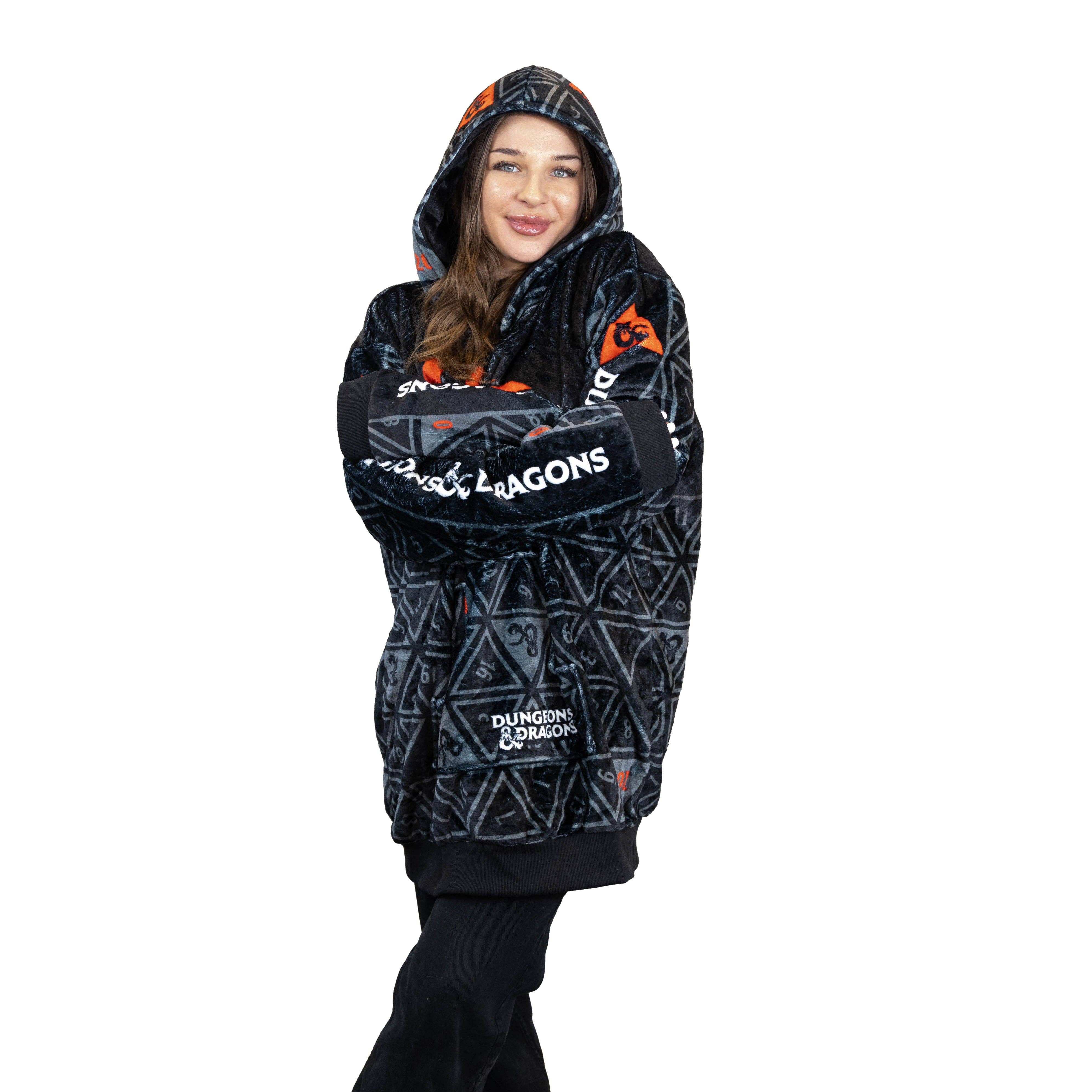 OrangeOnions - Wholesale Hoodie - Unisex - HASBRO Dungeons and Dragons Easter Blanket Hoodie & Pillow 3