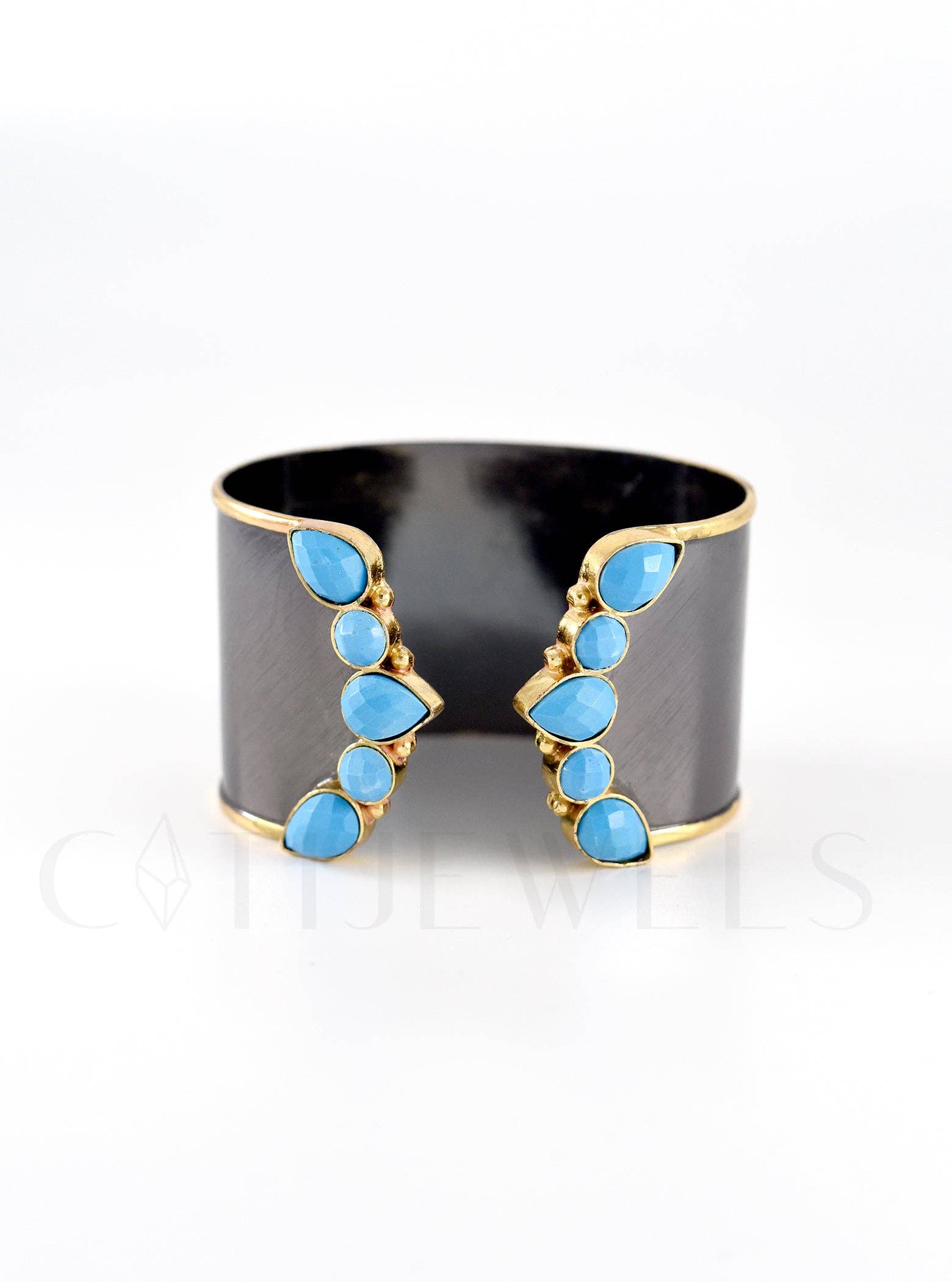 FELIX Z DESIGNS – Pulseira de punho por atacado – Bangle Punho Gemstone Natural Feito à Mão5