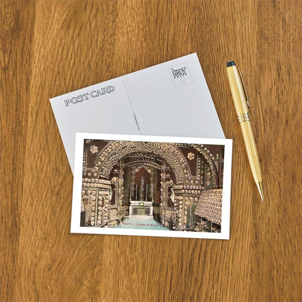 Found Image Press – wholesale Postcard – Postcard MF-740 Chapel of Bones, Malta 1