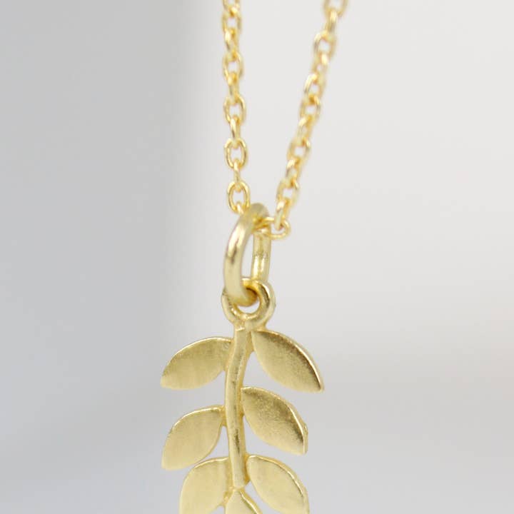 My Doris – wholesale Pendant/charm necklace – DAINTY LEAF NECKLACE
