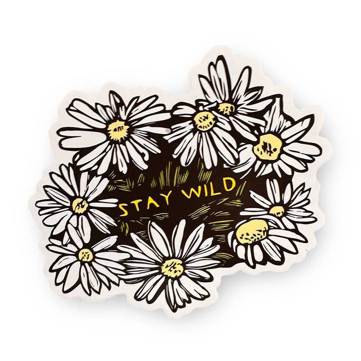 Stay Wild Adventure Stickers - Set of 12 for wholesale by Sugarboo & Co