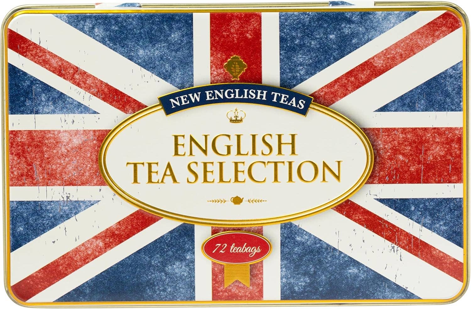 mOrganics Beauty – wholesale Tea bags – Union Jack Tea Tin with 72 Teabag Selection0
