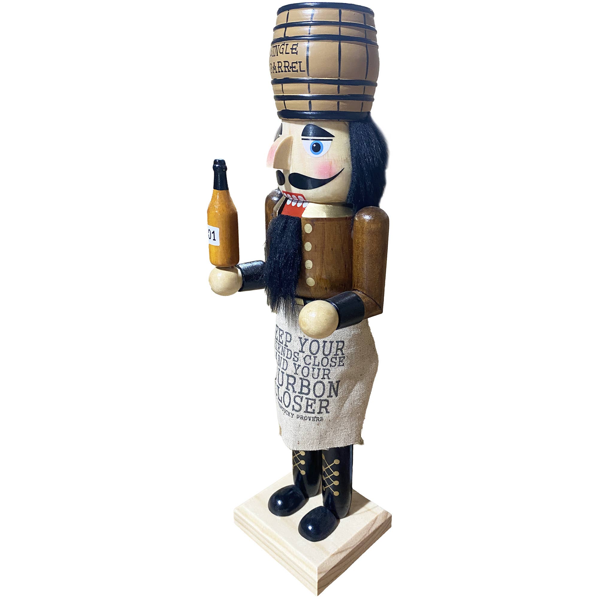 Santa’s Workshop Inc. - Wholesale Holiday Nutcracker - 14" Bourbon Barrel Nutcracker1