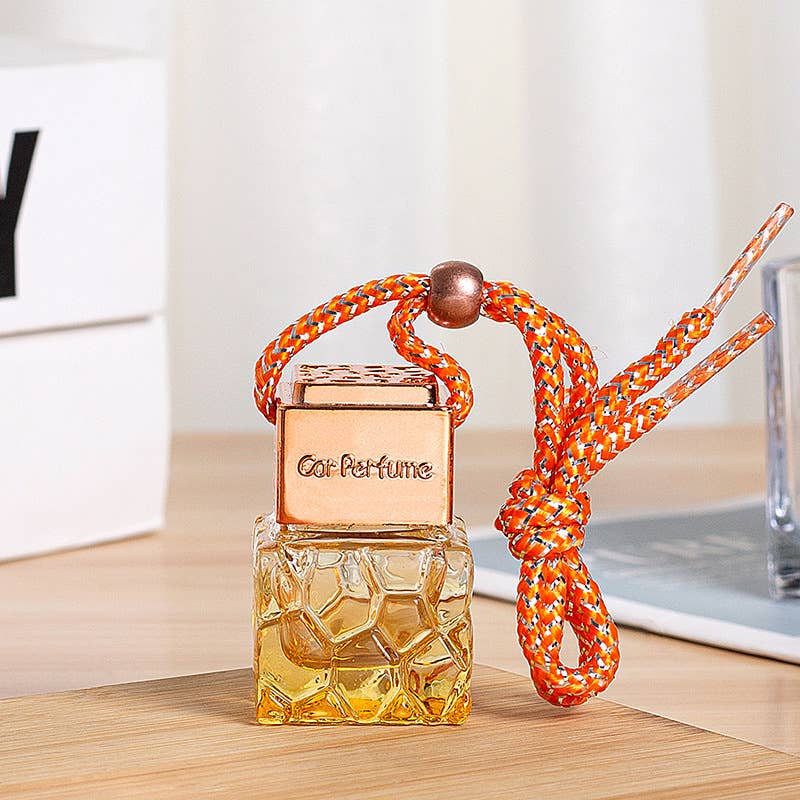 Candles Meta - Wholesale Car Freshener - Unisex - 8ml Rose Gold Lid Water Cube Car Perfume Empty Bottle7