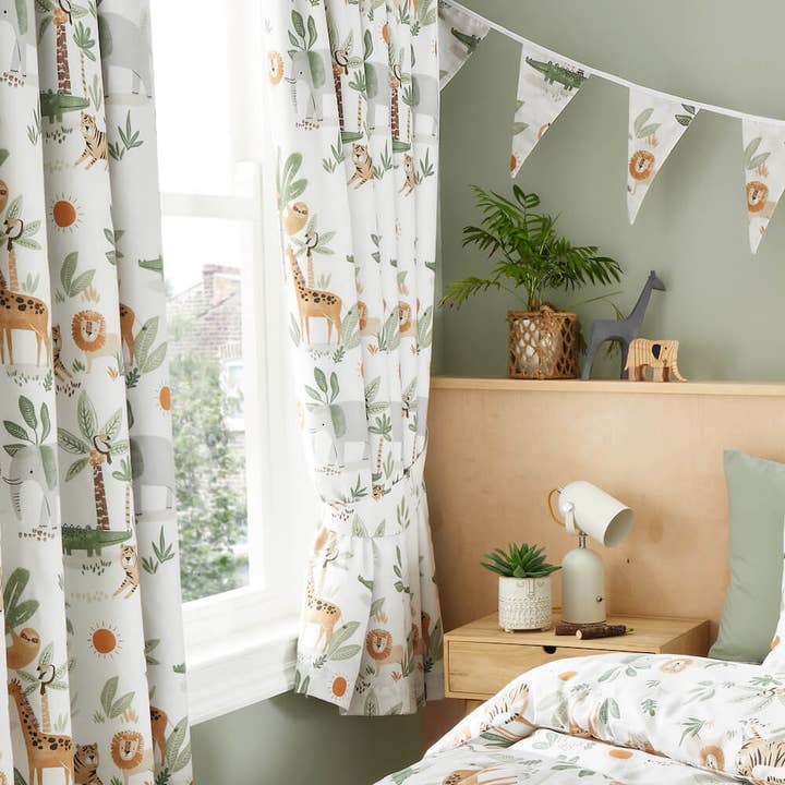 Happy Linen Company – wholesale Curtain – Jungle Safari Thermal Blackout Curtains