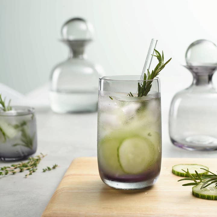 ASA Selection - Wholesale Carafe - SARABI Blown Glass Carafes Square w/Gift Pack*2-3MO LeadTime13