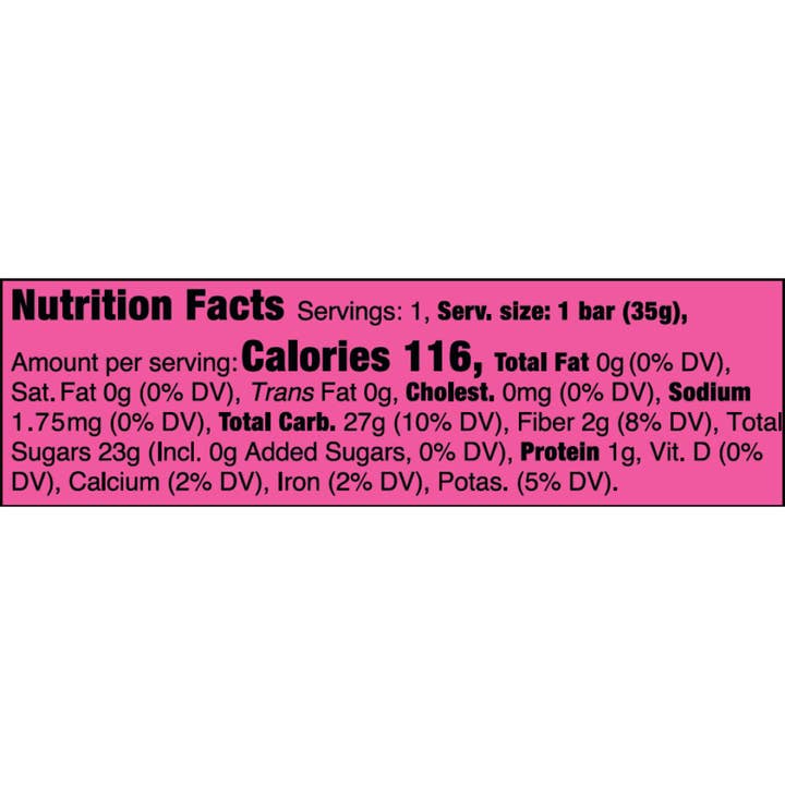 SOUTH FORTY SNACKS COMPANY - Wholesale Snack Bar - Tropical Fruit Bar - Pineapple Passionfruit - 18-Pack (WS)