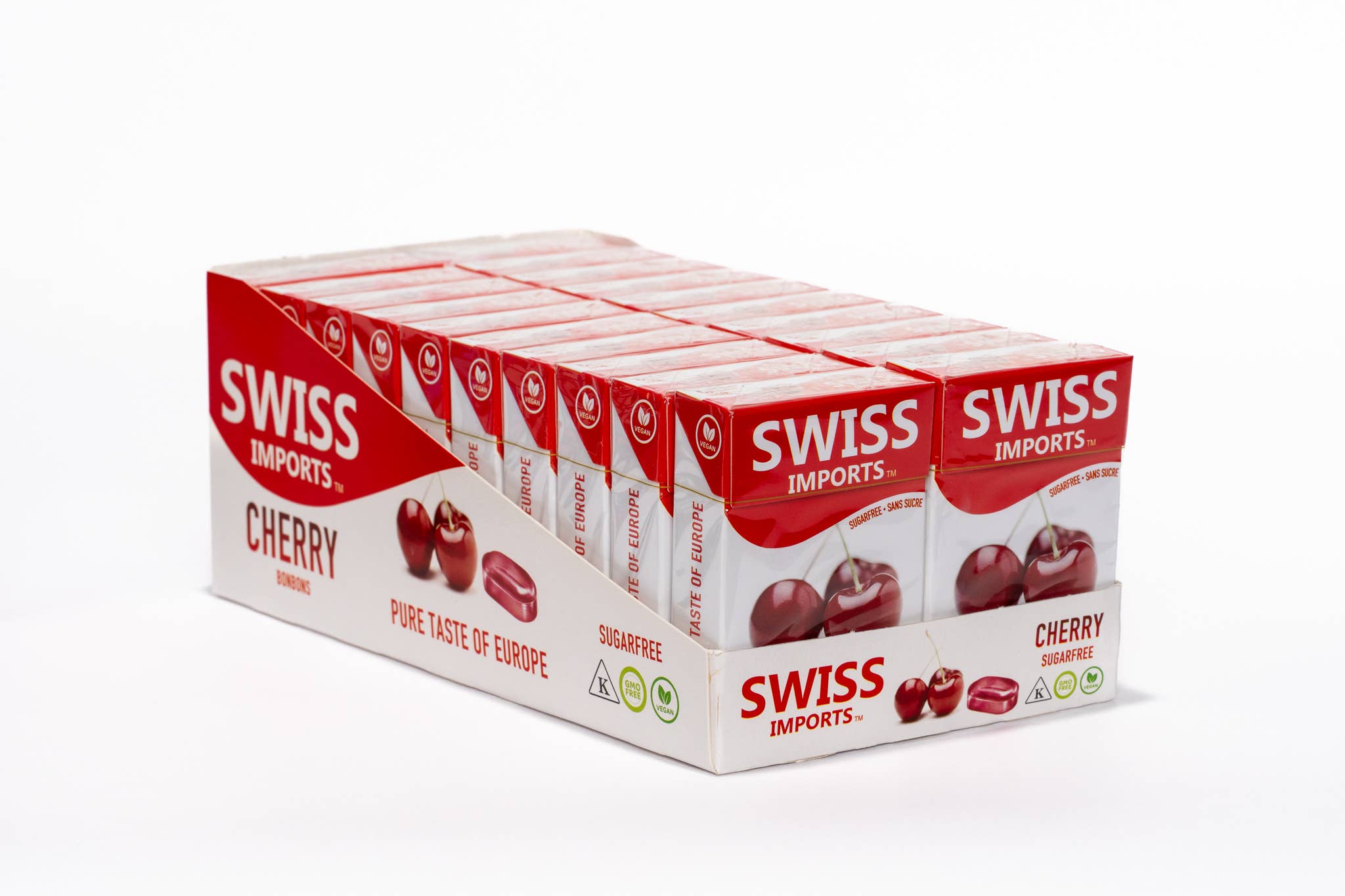 SWISS IMPORTS - Wholesale Hard Candy - Swiss Imports Bonbons Sugar Free Cherry Candy 40g1