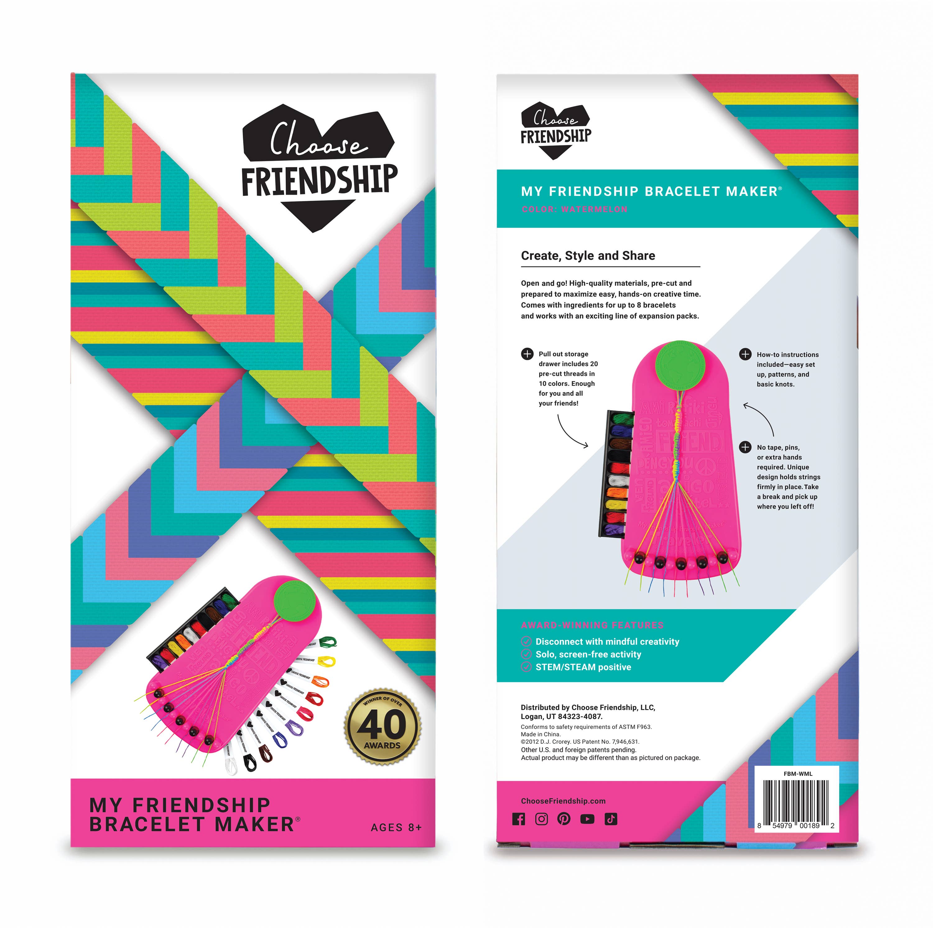 Choose Friendship - Wholesale DIY Jewelry - Kids - My Friendship Bracelet Maker DIY Craft Kit - Birthday Gift11