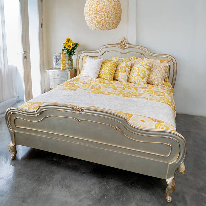 Balizen Direct from Bali - Wholesale Duvet Cover - Duvet Cover & Pillow Cases | Retro Flower Sunshine2