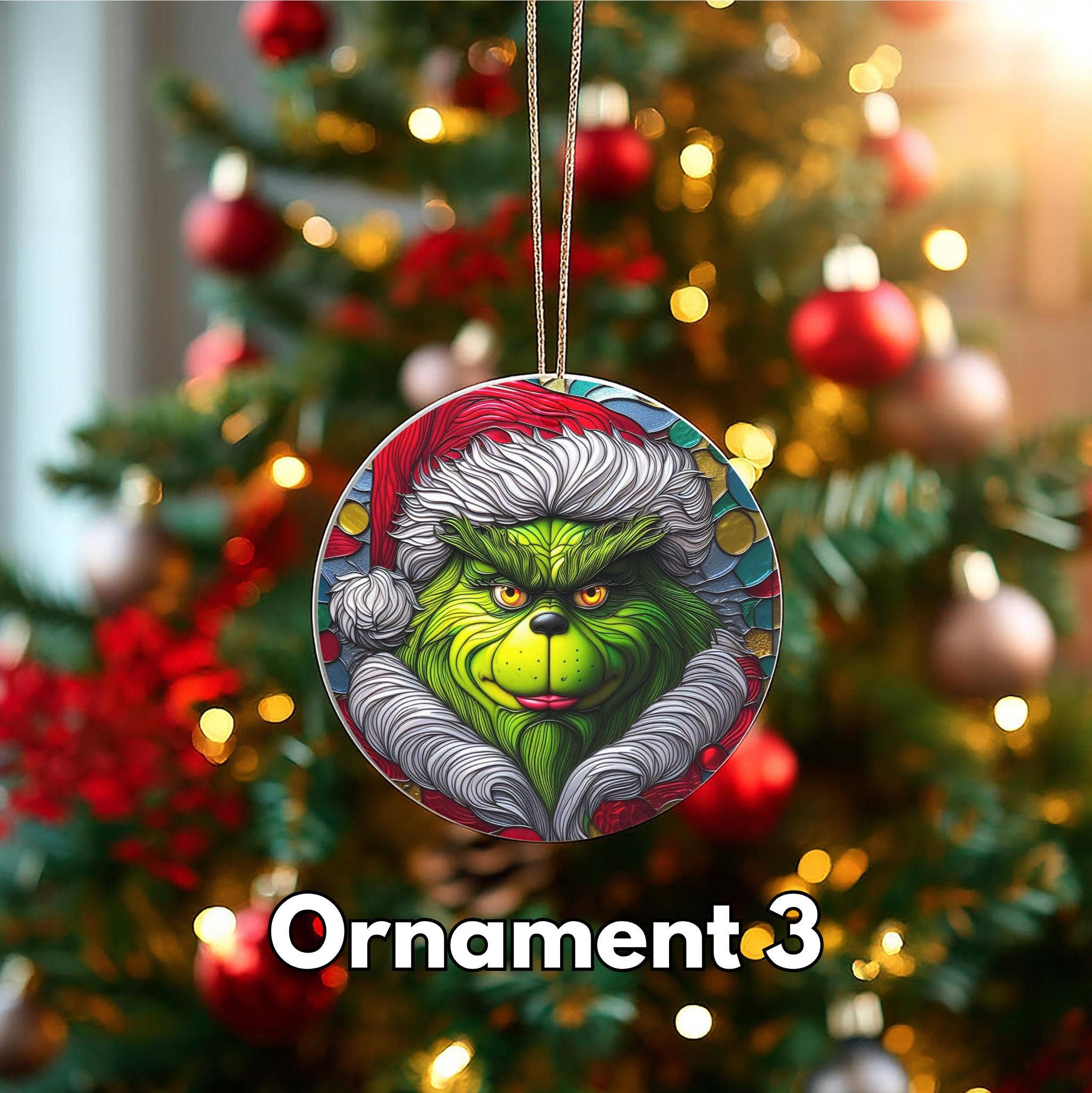 TMLECOM LTD - Wholesale Ornament - Xmas Grinch Ceramic Ornament, Christmas Tree Grinch Ornament2