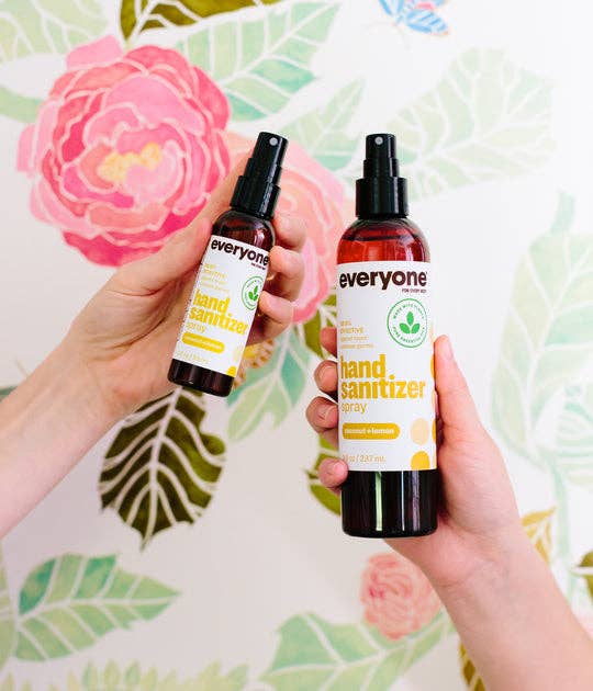 EO + Everyone - Wholesale Hand Sanitizer - Coconut + Lemon Hand Sanitizer Spray 8 oz case pack of 121