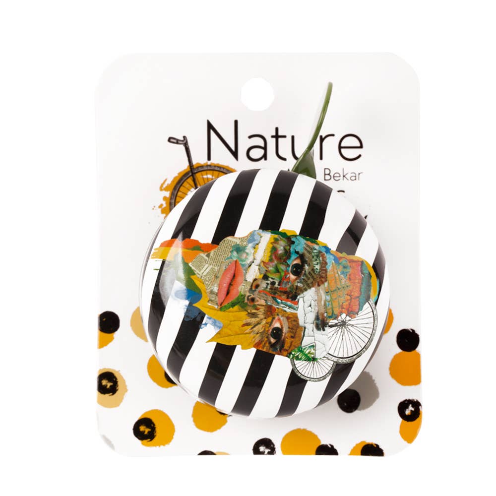 White Biggdesign Nature Earth Bicycle Bell for wholesale on Faire6