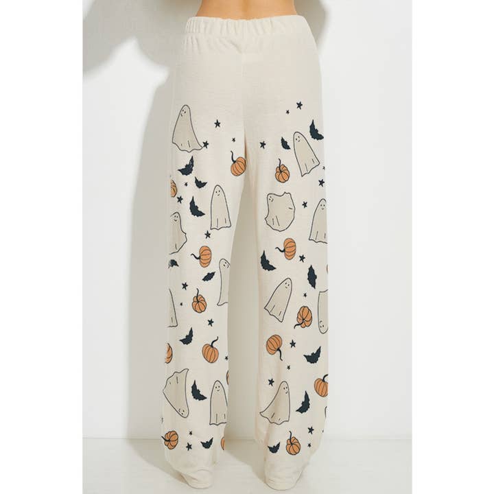 Phil Love - Wholesale Lounge Set - Women's - Halloween ghost print soft loungewear set17