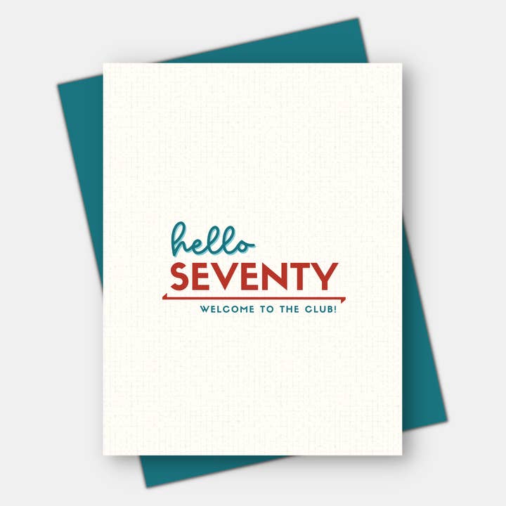 Age-Friendly Vibes - Wholesale Birthday Card - Hello 50, 60, 70, 80, 90 or 100 milestone birthday card4