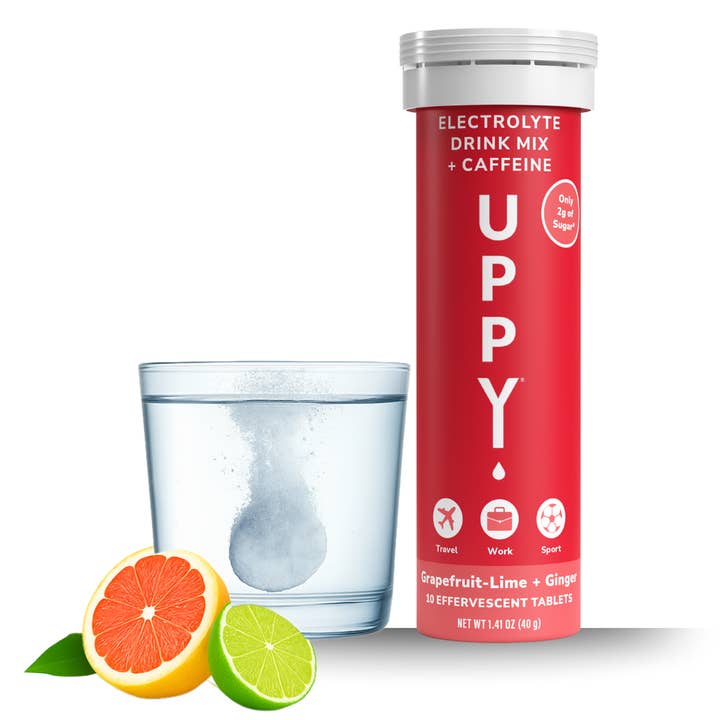 Uppy! Jet Lag Relief Electrolyte Hydration Drink Mix - Vendita all'ingrosso Bevanda salutare in polvere - Miscela di Bevanda Elettrolitica per Sollievo dal Jet Lag Senza Nervosismo alla Caffeina