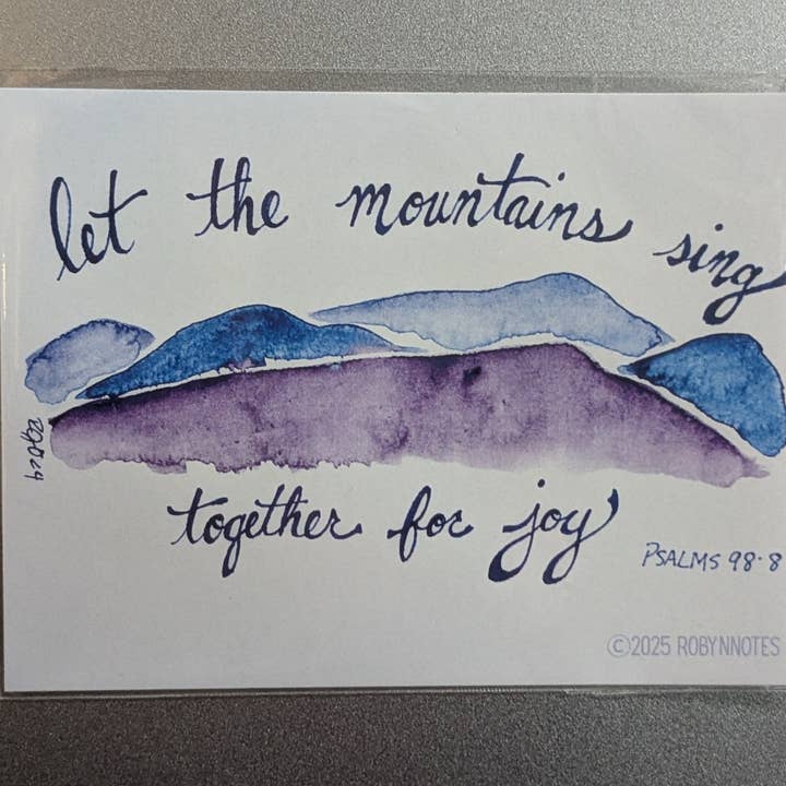 Robynnotes, LLC - Wholesale Magnet - Let the Mountains Sing 3 x 4 magnet