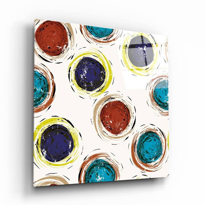 ・"Cerchi Astratti"・Arte Murale in Vetro per la vendita all'ingrosso da parte di Artdesigna KG