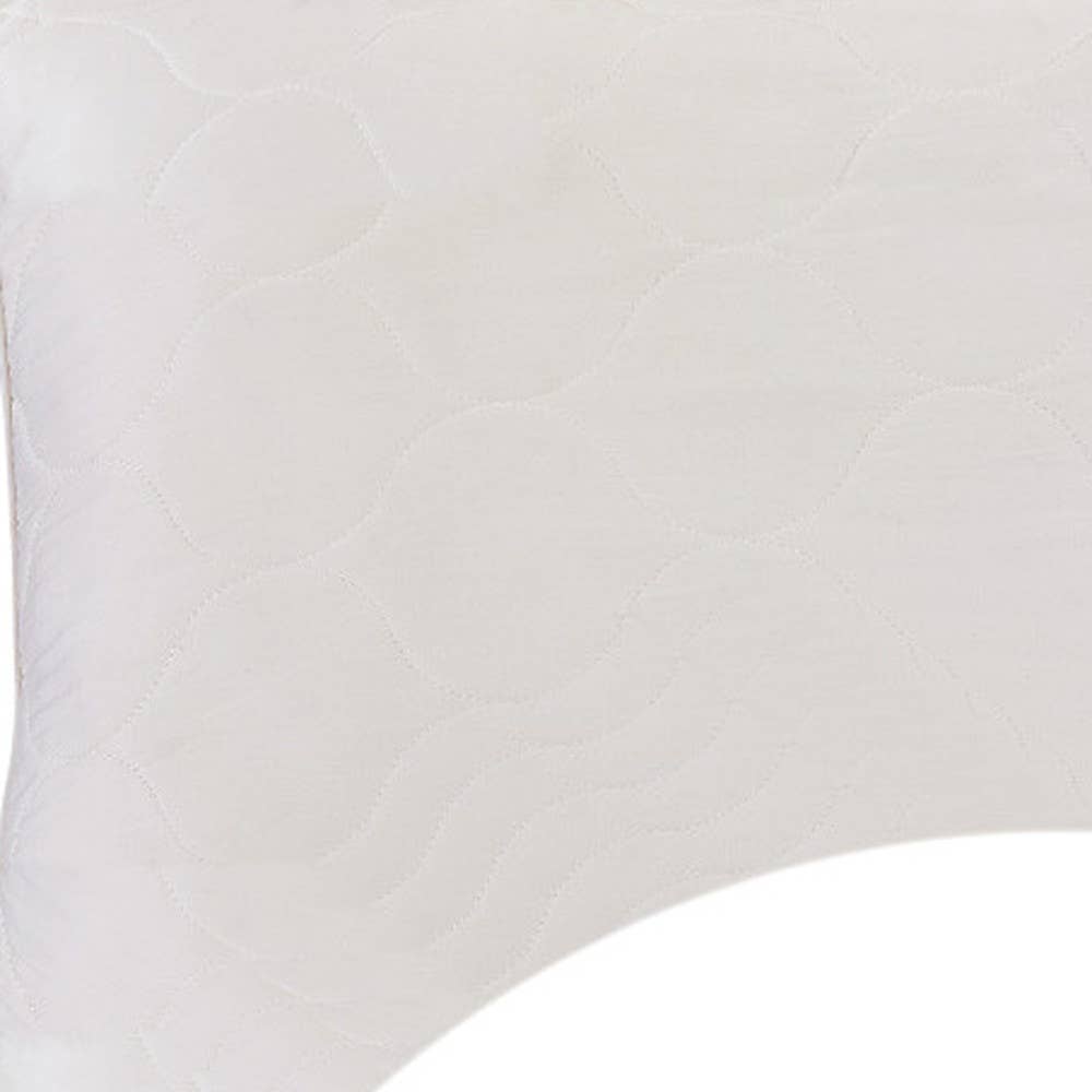 HomeRoots - Wholesale Bedding Pillow - Cotton Latex Foam And Wool Hypoallergenic Ergonomic Queen Size Bed Pillow3