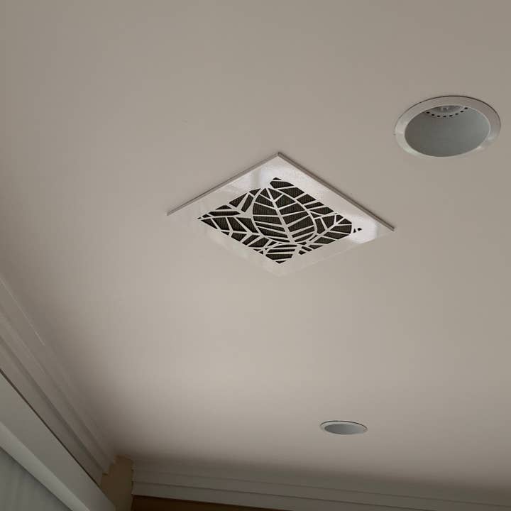 TedStuff - Wholesale Wall Accent - Designer AC Vent Cover the CleanVent Tropical Pattern