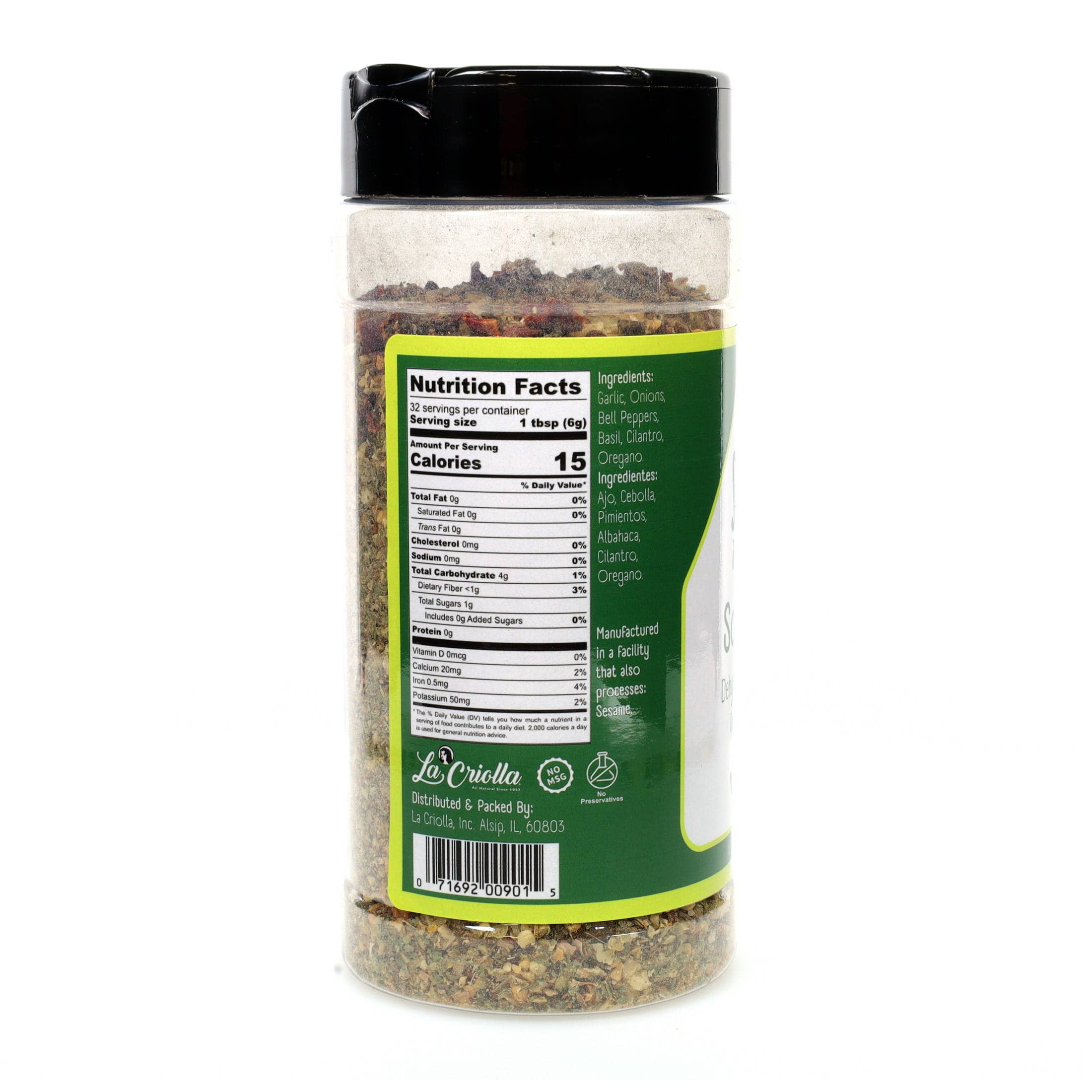 La Criolla - Wholesale Dried Spice Mix - Sabor a Patria Sofrito Dry Blend 7 oz2