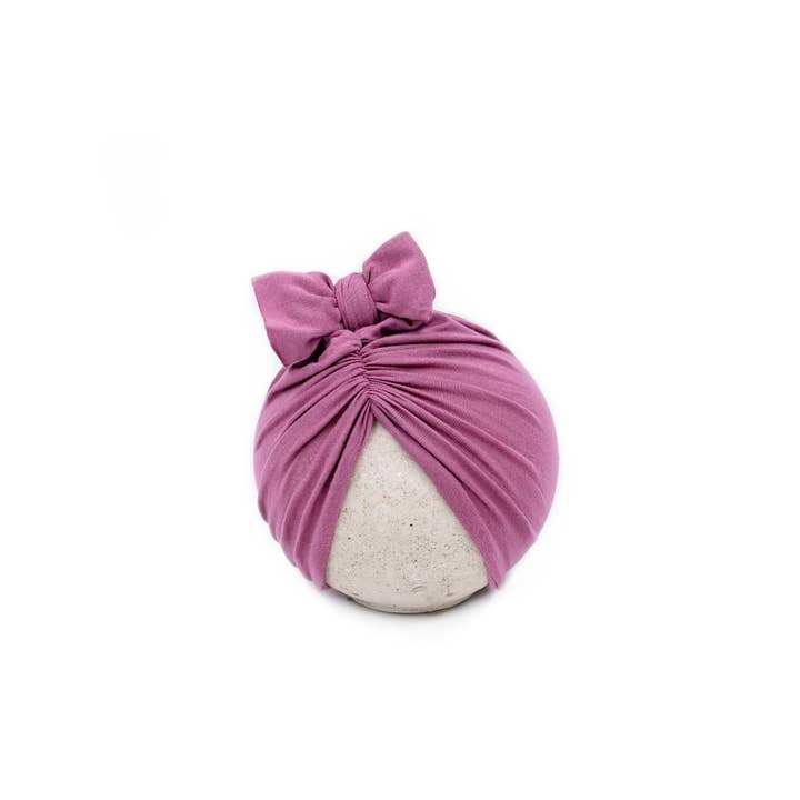 BluTaylor® - Wholesale Baby Headwrap - Baby - Classic Head Wrap Hat - Mauve