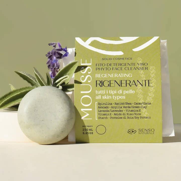 Detergente Solido Mousse Rigenerante Viso per la vendita all'ingrosso da parte di SENSO NATURALE