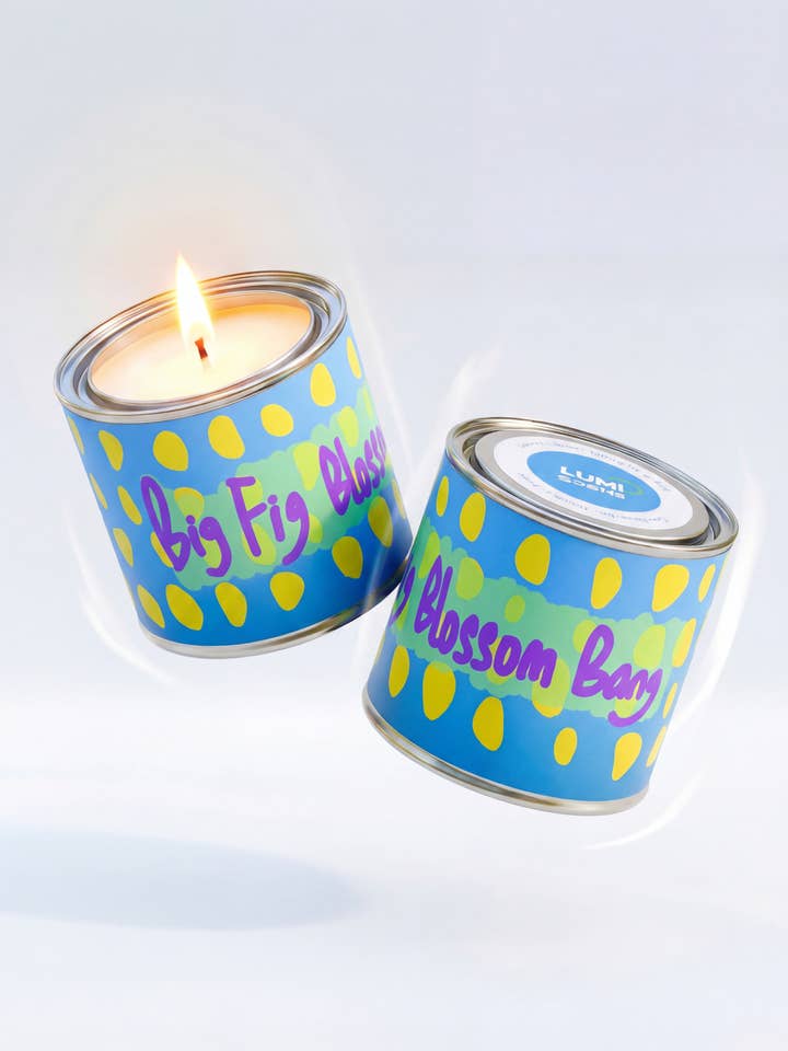 Tin Krukke Sojavokslys | Figeblomst | Træagtig Blomsterduft for engroshandel hos Bodi Candle