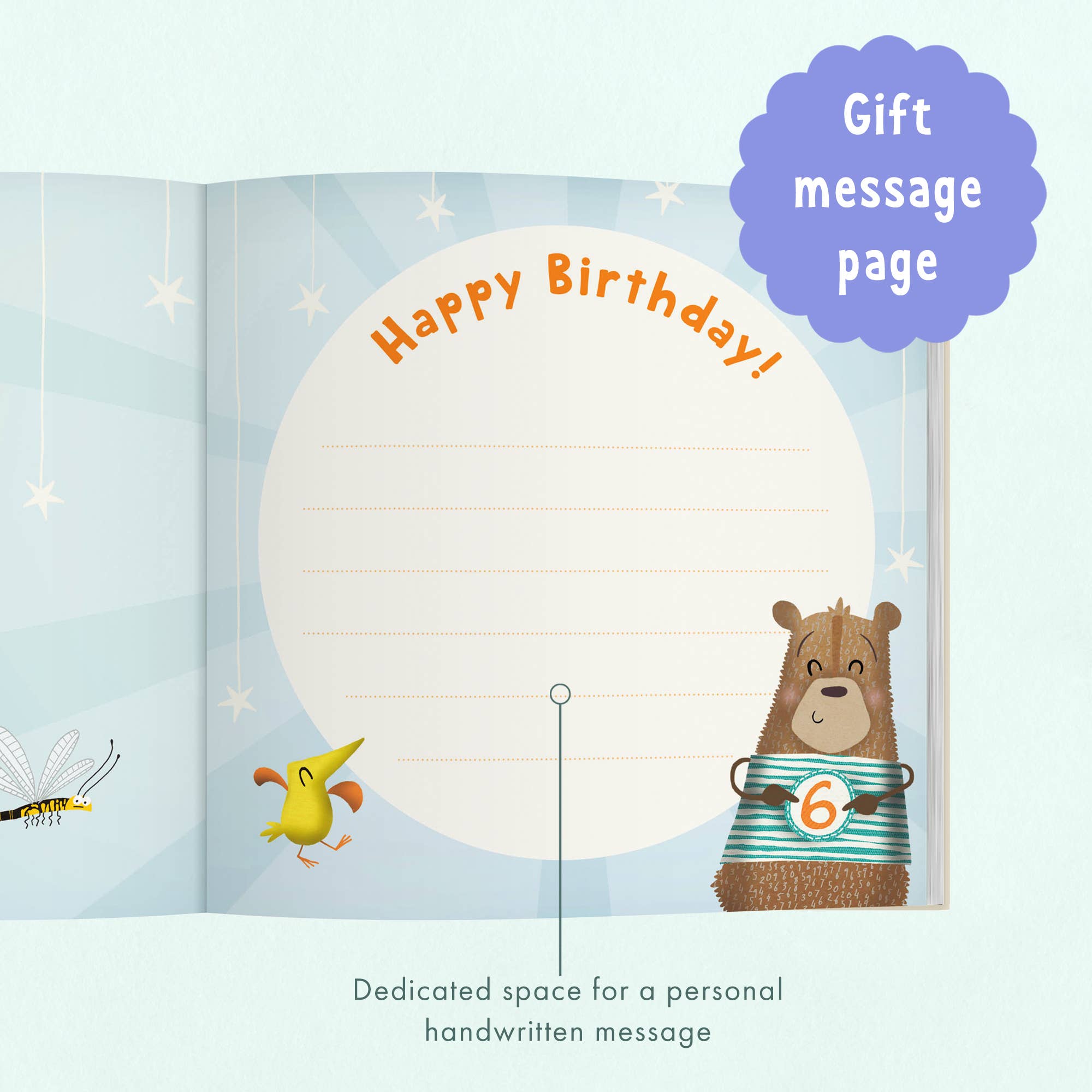 FROM YOU TO ME Gifts – wholesale Birthday card – Wow! You're 6 | Age Cards | Age Birthday Card Book | Age 6 1
