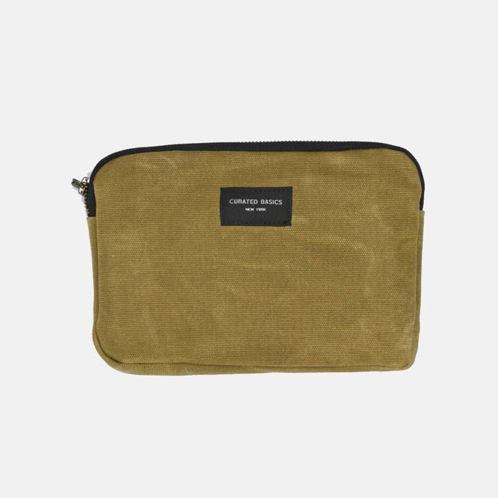 Curated Basics - Wholesale Pouch - Women's - Waxed Cotton Pouch
