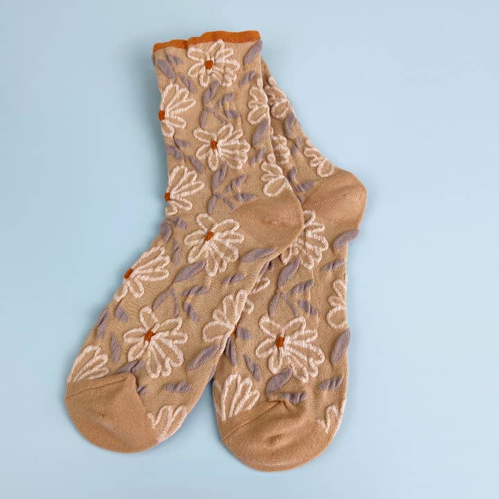 mildstyles - Wholesale Socks - Women's - Sweet Flower Tube Socks
