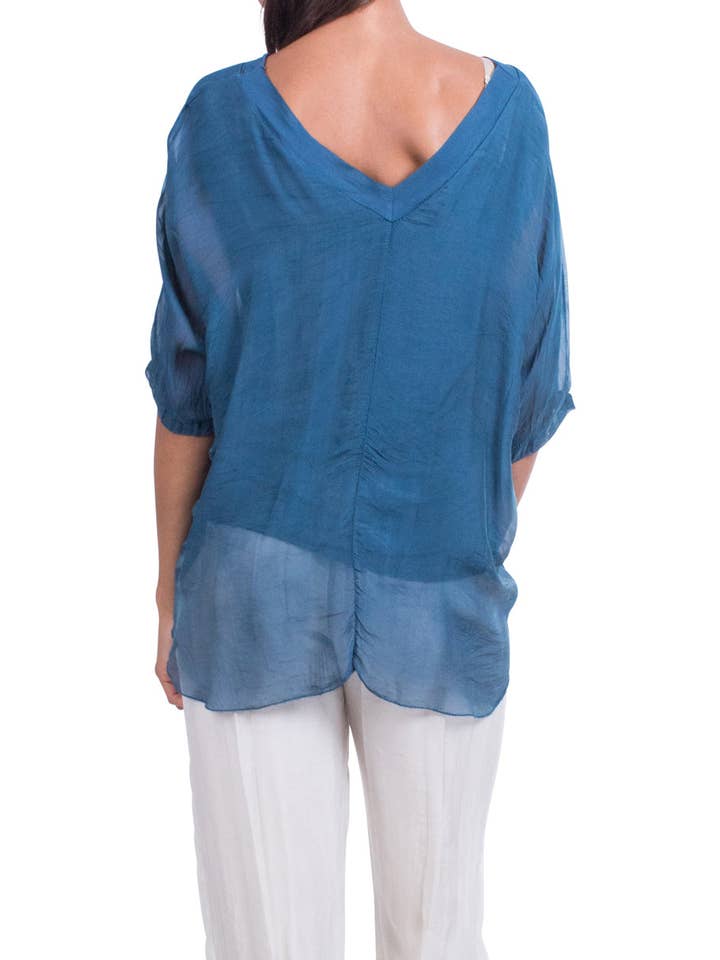 Gigi Moda - Wholesale Kaftan - Women's - Raw Edges V-Neck Kaftan33