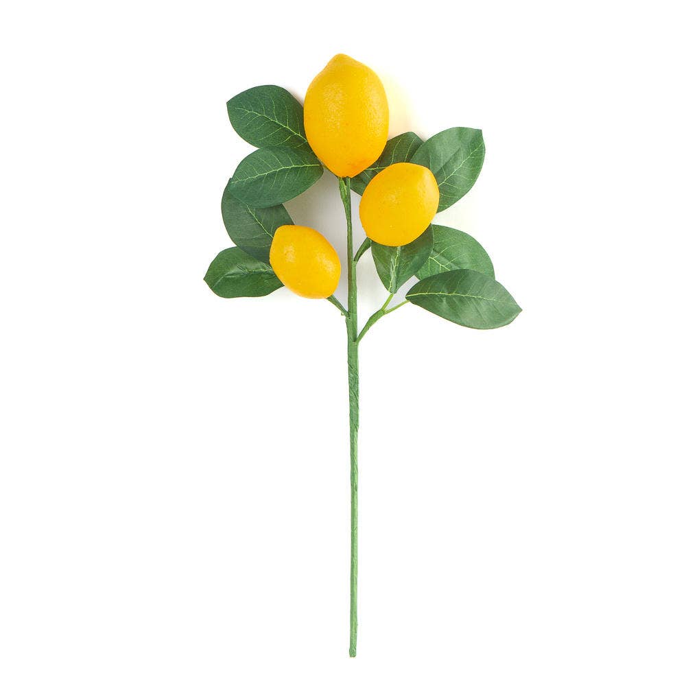 Factory Direct Craft – wholesale Artificial plant – Faux Lemons Spray 3
