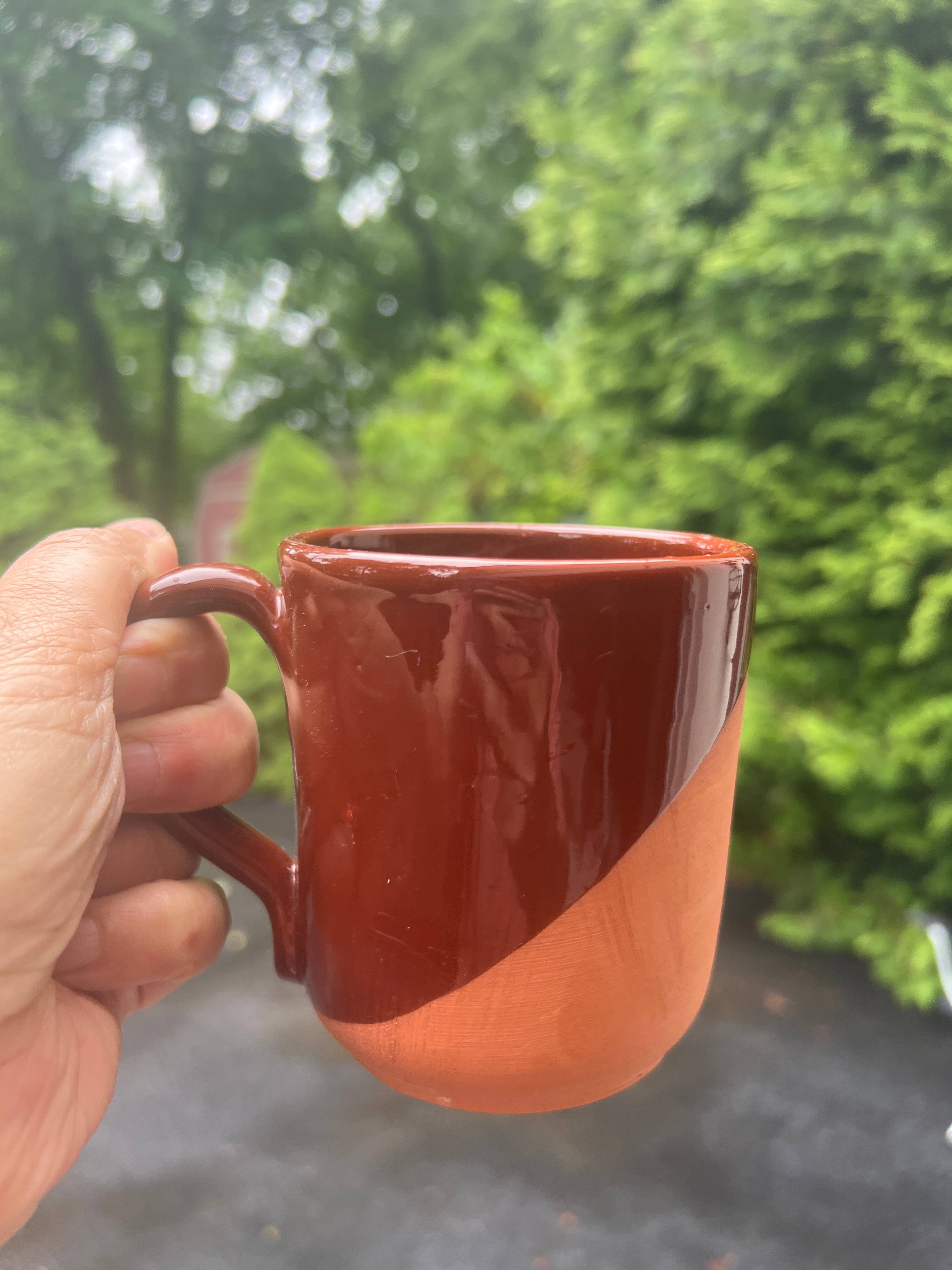 GJE Terracotta - Wholesale Coffee Mug - Terra-cotta Clay Coffee Mug, Rustic Style Drinking Mug5
